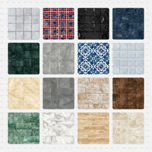Bathroom tiles